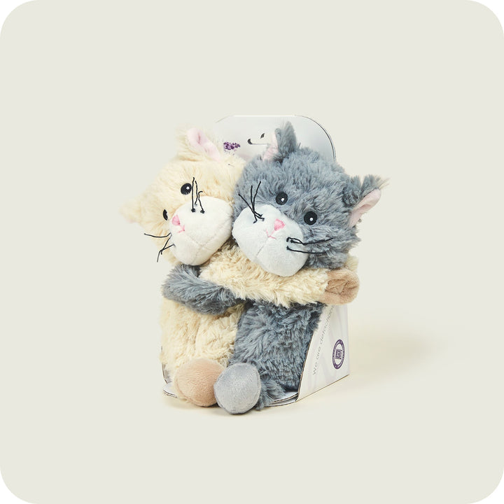 Warmies 9" Warm Hugs Kittens - Fully Heatable Soft Toy Scented With French Lavender