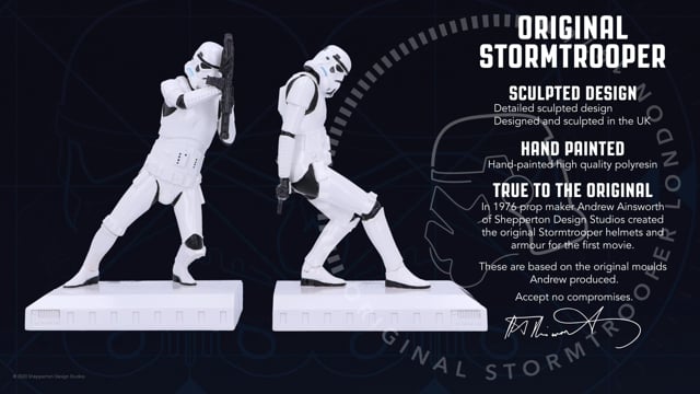 Nemesis Now Stormtrooper Bookends - Polyresin Sci-Fi Home Decor 2