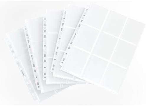 Gamegenic Sideloading 18-Pocket Pages 10 pcs pack White