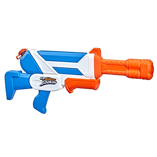 Nerf Super Soaker Twister Water Blaster, 2 Twisting Streams of Water, Pump to Fire, Outdoor Water-Blasting Fun