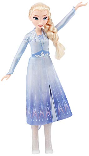 Frozen Singing Elsa Fashion Doll with Music Wearing Blue Dress