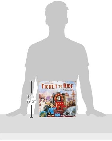 Days of Wonder | Ticket to Ride Asia Board Game EXPANSION | Ages 8+ | For 2 to 6 players | Average Playtime 30-60 Minutes