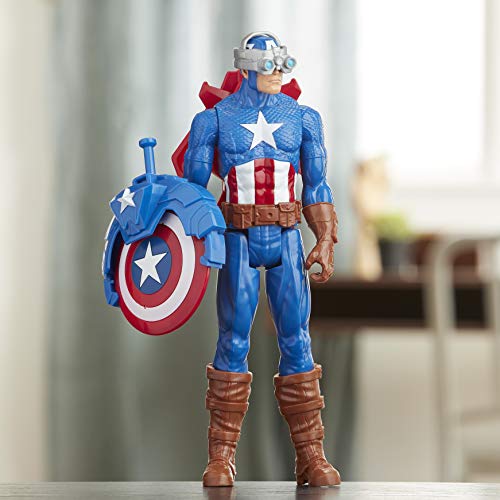 Marvel Avengers Titan Hero Series Blast Gear Captain America 30 cm Toy