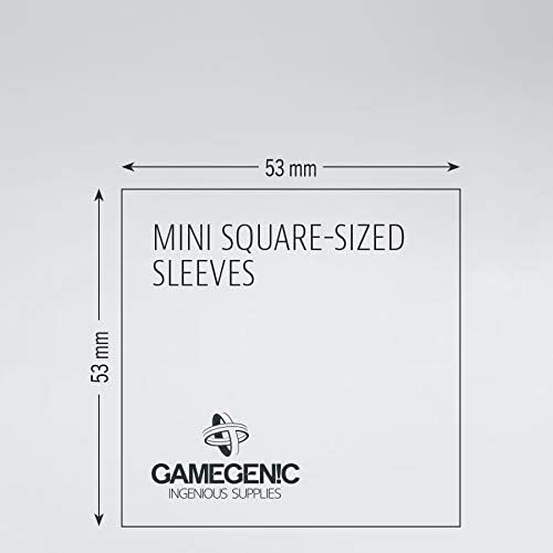 GAMEGEN!C Prime Mini Square-Sized Sleeves 53 x 53 mm (50) Clear 3