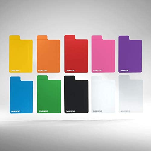 Gamegenic Flex Card Dividers (Pack of 10), Multicolored