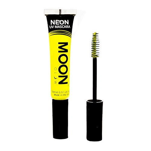 Smiffys Moon Glow Intense Neon UV Mascara - Intense Yellow - 15ml