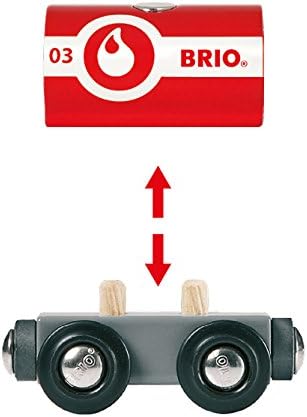 BRIO World Fire & Rescue Train for Kids Age 3 Years Up - Compatible with all BRIO Railway Sets & Accessories