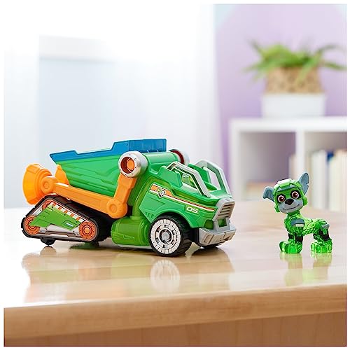 Paw Patrol: The Mighty Movie Rocky Recycling Lorry Playset - Lights, Sounds & Action Figure (6067508) 3