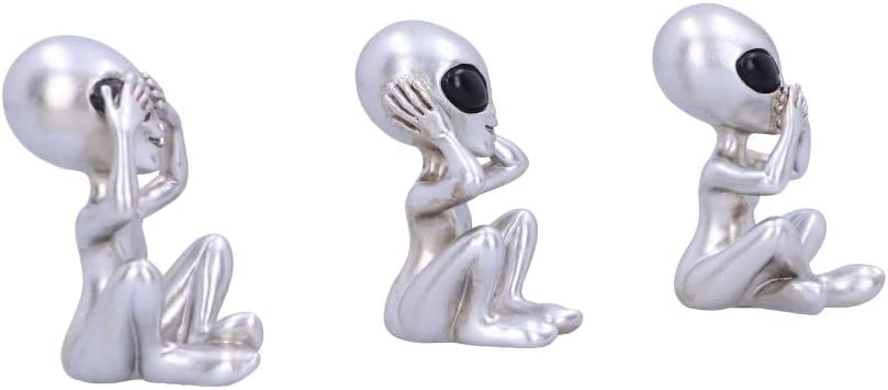 Nemesis Now Three Wise Aliens, Silver, 7.5cm (U5929V2)