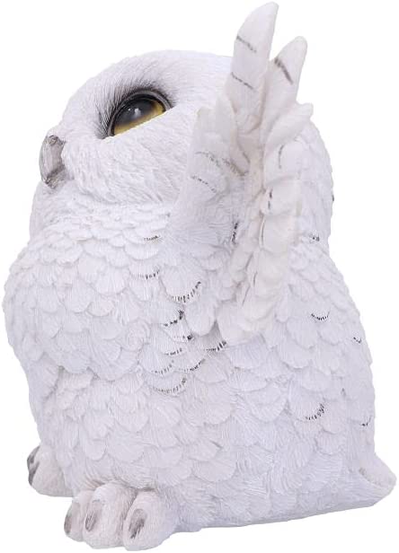 Nemesis Now Snowy Delight - Owl Figurine in White Resin 6