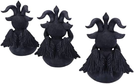 Nemesis Now Cult Cuties Three Wise Baphoboo Black 13.4cm