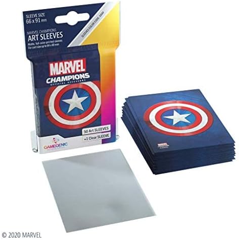 Fantasy Flight Games - Marvel Champions: Official Sleeves: Marvel Blue - Card Game