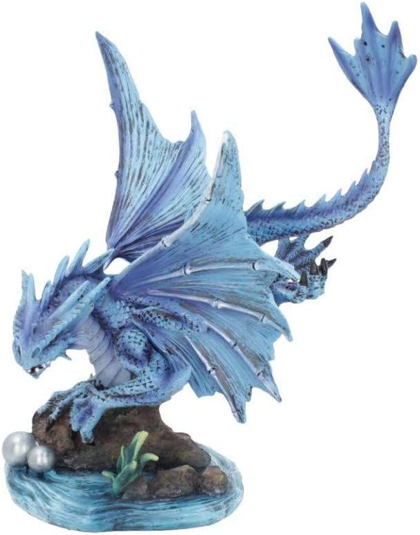 Nemesis Now Anne Stokes Adult Water Dragon Figurine, Blue, 31cm