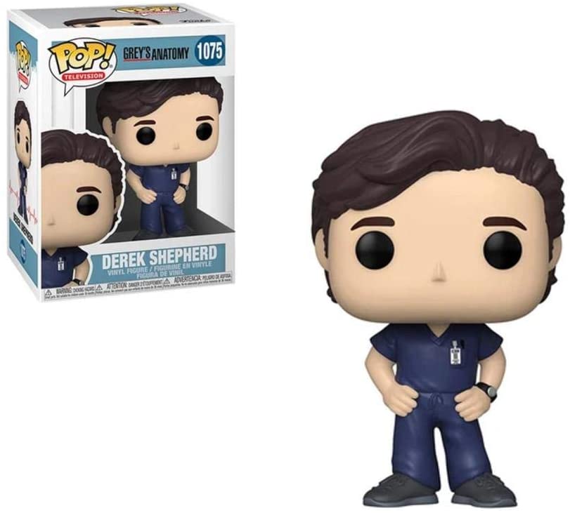 ¡Funko de Derek Shepherd de Grey&#39;s Anatomy 36425 Pop! Vinilo n. ° 1075