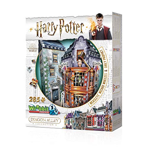 Wrebbit 3D 4 Harry Potter Hogwarts Diagon Alley Collection Weasley Wizards Wheez