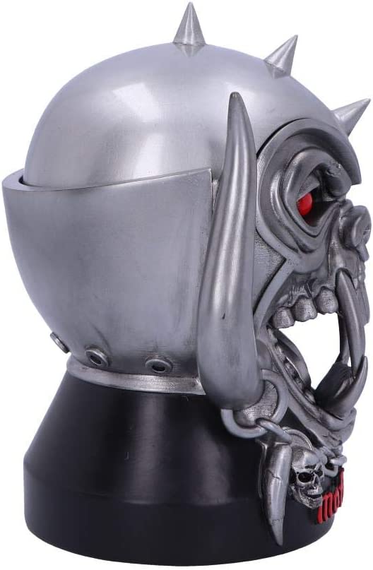 Nemesis Now B5113R0 Offiziell lizenzierte Motörhead Ace of Spades Warpig Snaggletooth Box, Polyresin, Silber, 16 cm