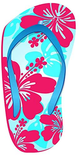 Flip Flop Microfiber Round Beach Towel