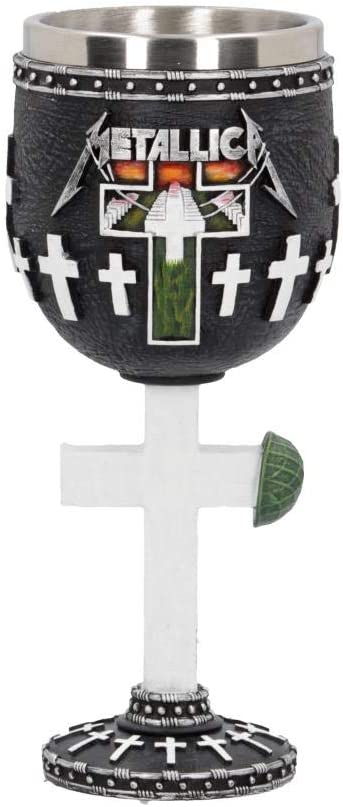 Nemesis Now Metallica Master of Puppets Resin Goblet with Stainless Steel Insert 5