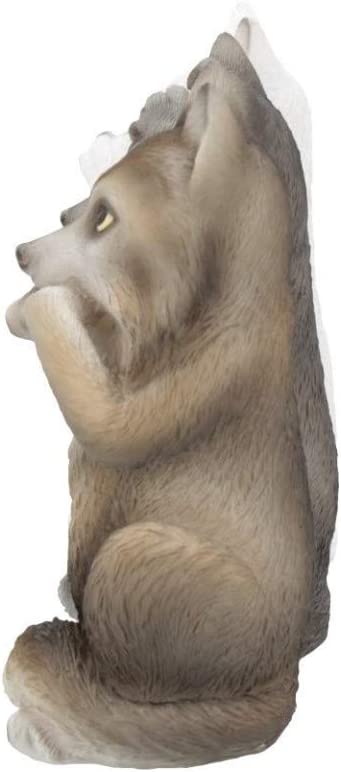 Nemesis Now B4472N9 Three Wise Wolves 10cm Figurine, Resin, Grey, One Size