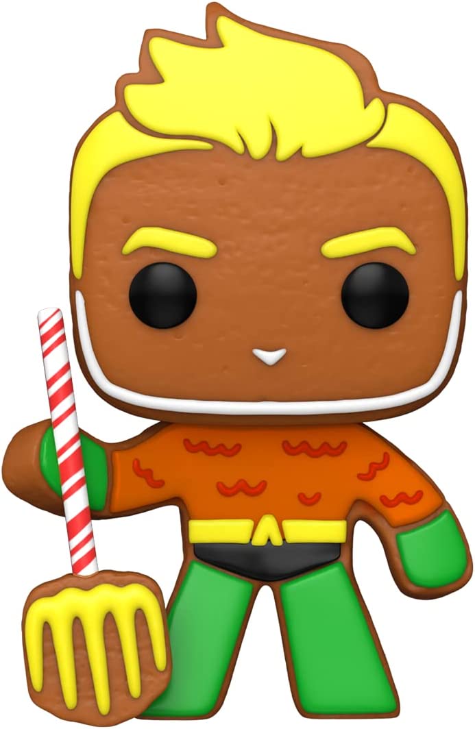 DC Super Heroes Gingerbread Aquaman Funko 64321 Pop! Vinyl #445