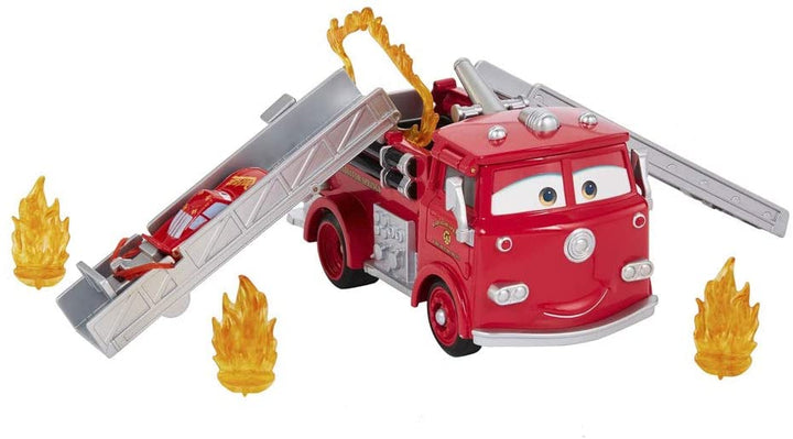 Cars - Colour Change Red Firetruck with Lightning McQueen/Toys