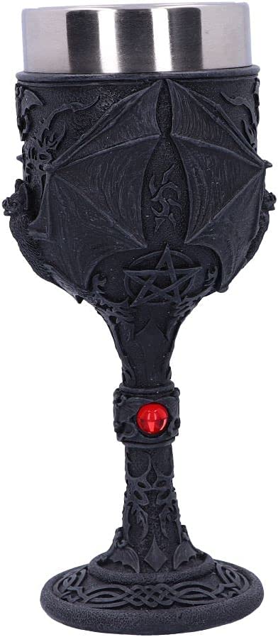 Nemesis Now Wiccan & Witchcraft Collection - Dark Fang Bat Goblet (Black) 7
