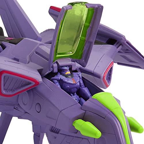 Disney Buzz LightYear Spaceship Vehicle, Hyperspeed Series Zurg Fighter Jet (9 I