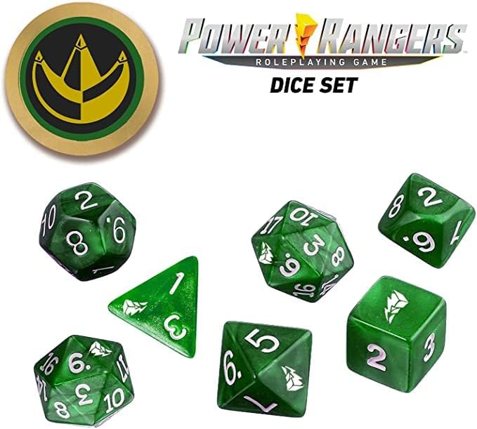 Renegade Game Studios Rangers Roleplaying Game Dice- Green