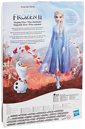 Frozen Singing Elsa Fashion Doll with Music Wearing Blue Dress