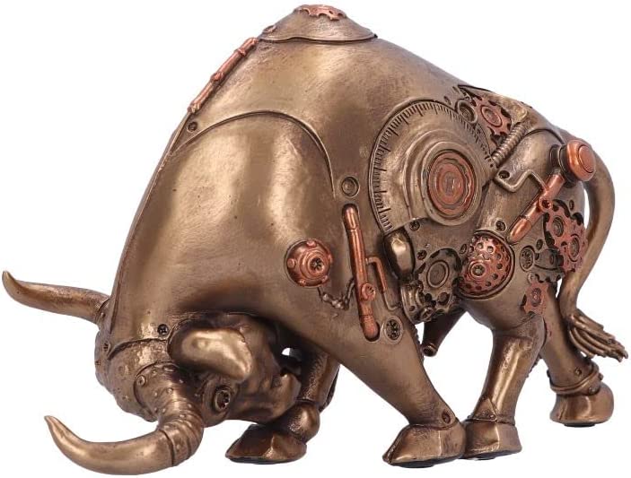 Nemesis Now Binary Bull 22.5cm, Bronze