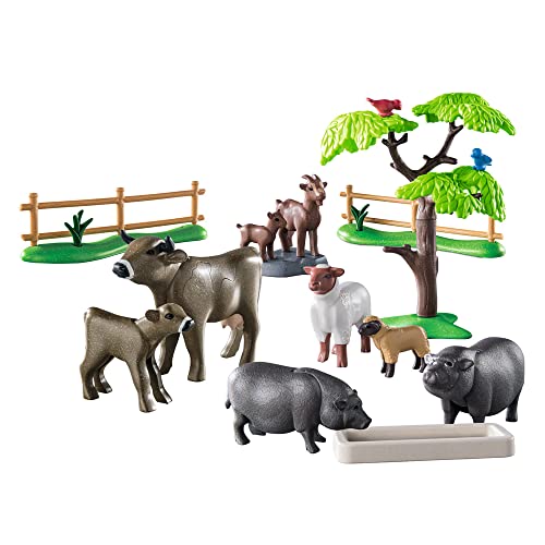 Playmobil Country Animal Set With Paddock