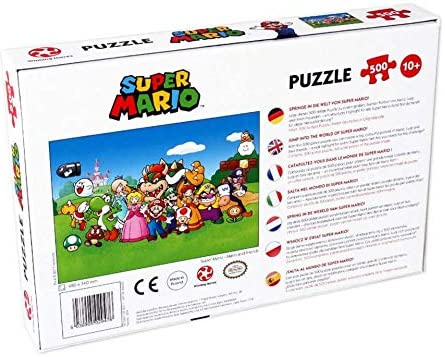 Mario and Friends 500 Piece Jigsaw Puzzle