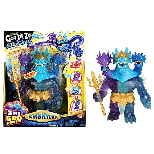 Heroes of Goo Jit Zu Deep Goo Sea King Hydra Figure With Triple Attack 3 in 1 Go