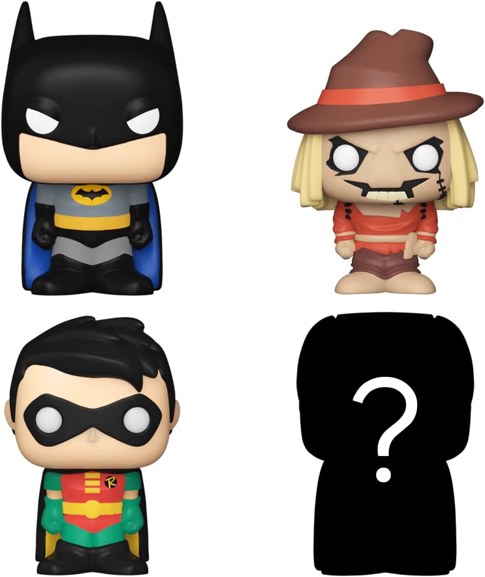 Funko Bitty Pop! DC Comics 4-Pack Series 1 - Batman, Robin, Scarecrow & Mystery Vinyl Figures (71311) 9