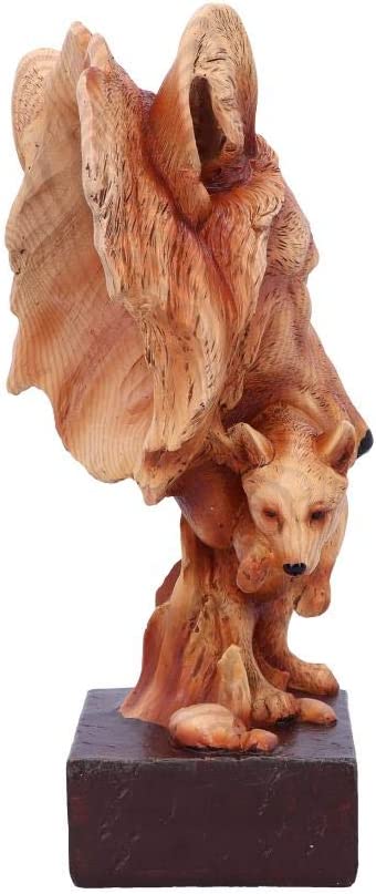 Nemesis Now H5034R0 Natural Protection Wolf Mother and Cub Wood Effect Bust, Pol