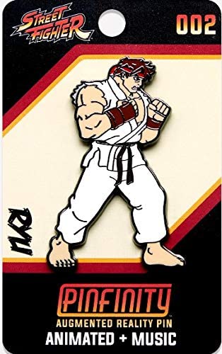 Pinfinity PFSF002 Street Fighter-Ryu Augmented Reality Pin