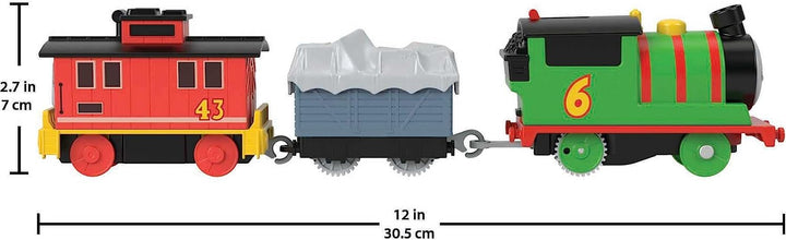 Fisher-Price Thomas & Friends Percy & Brake Car Bruno motorized battery-powered Engine and Brake Car Bruno Rail Vehicle