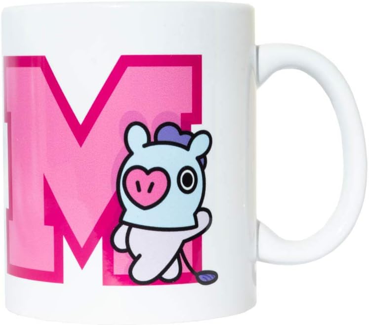 Grupo Erik BT21 Official Merchandise Mang Ceramic Mug | 35 cl - 350 ml | Coffee Mug | Tea Mug