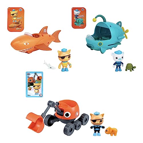 Octonauts Terra Gup 3 & Kwazii Deluxe Vehicle Set - Action-Packed Rescue Play for Kids 4