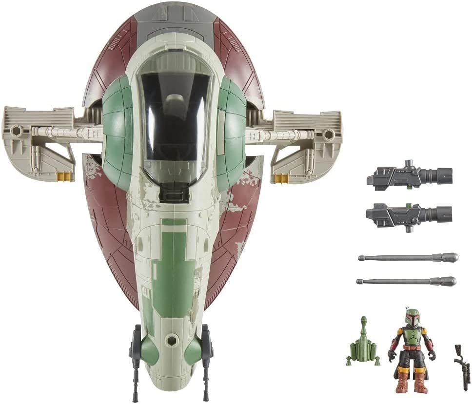 Star Wars Mission Fleet Starship Skirmish - Boba Fett 2.5-Inch Figure & Vehicle Playset for Kids 1