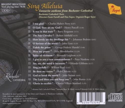 Sing Allelula - Favourite Anthems from Rochester Cathedral [Audio CD]