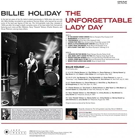 Billie Holiday - The Unforgettable Lady Day