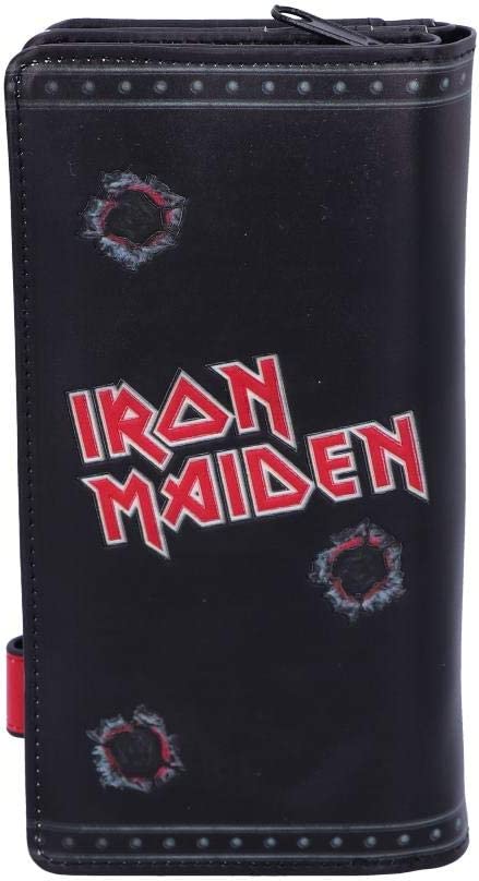 Nemesis Now Officially Licensed Iron Maiden Eddie Trooper Embossed Purse, PU, Bl