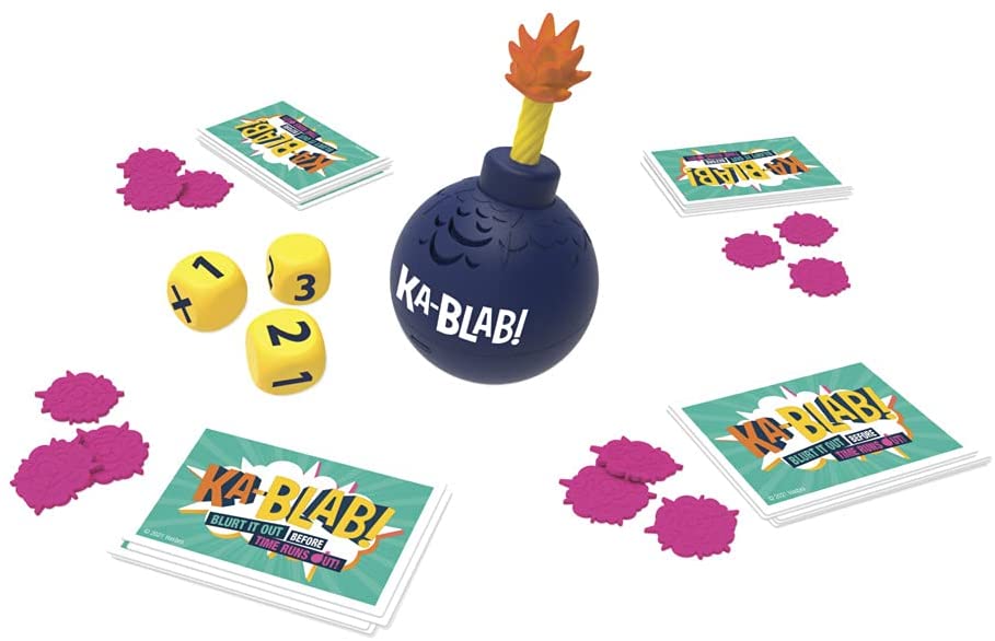 Hasbro Gaming Ka-Blab! Familienparty-Brettspiel für 2–6 Spieler, ab 10 Jahren 5