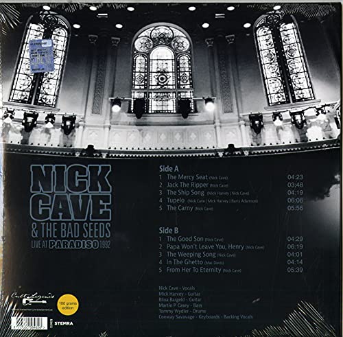 Cave Nick & the Bad Seeds - Live at Paradiso 1992 [VINYL]