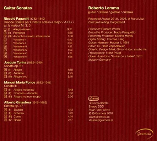 Lemma - Guitar Sonatas [Audio CD]