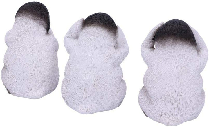 Nemesis Now See No Evil Hear No Speak No Evil Emperor Penguin Figurine Trio (U4921R0)