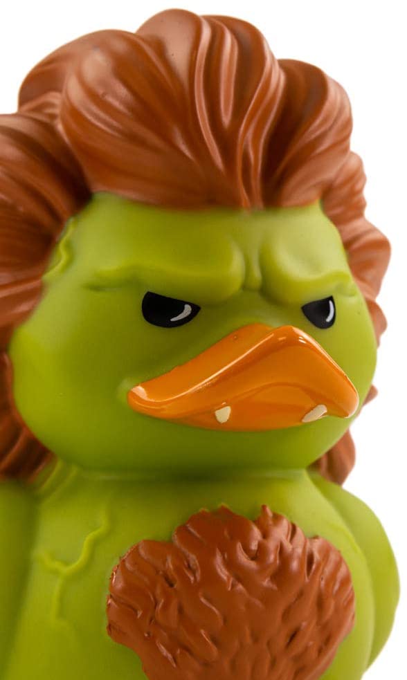 TUBBZ Street Fighter Blanka Collectible Rubber Duck Figurine – Official Street Fighter Merchandise – Unique Limited Edition Collectors Vinyl Gift