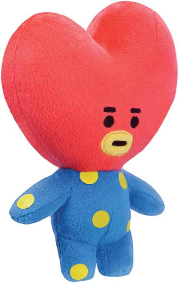 AURORA, 61459, BT21 Official Merchandise, TATA Soft Toy, Small, Blue and Red