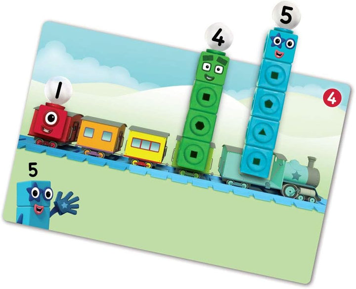 Learning Resources LSP0949-UK MathLink Cubes Numberblocks 1-10 Activity Set, Early Years Maths Learning, Build, Learn & Play in The Classroom & at Home.